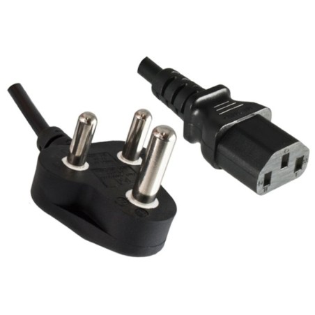 MicroConnect Power Cord 18m Type D - C13 - Durable & Reliable Power Solution | PE010418INDIA